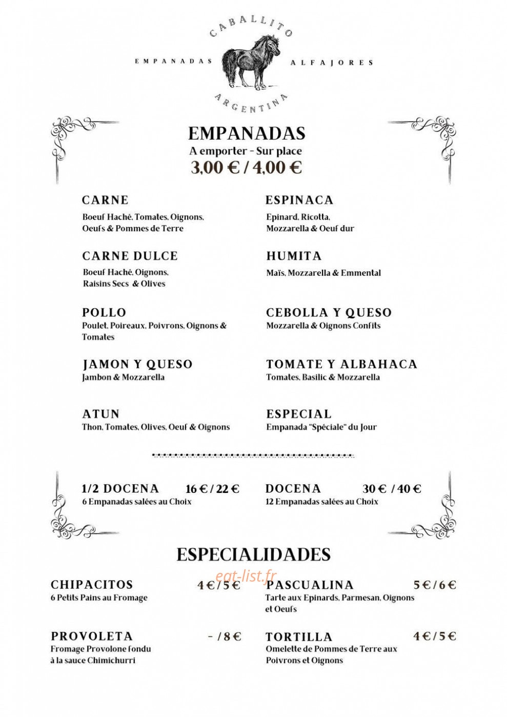 Caballito — carte page 1