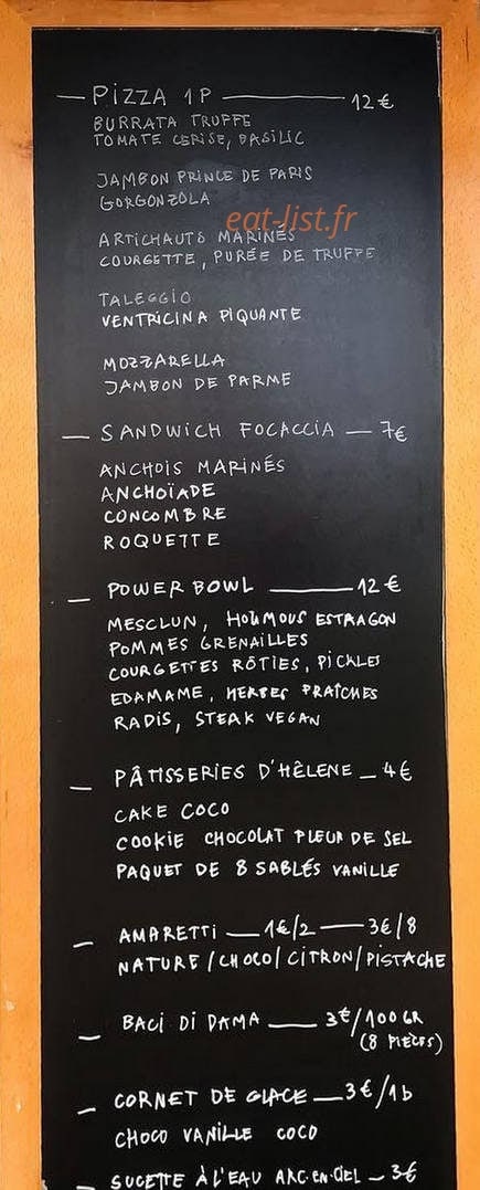 Café Odilon — carte page 2