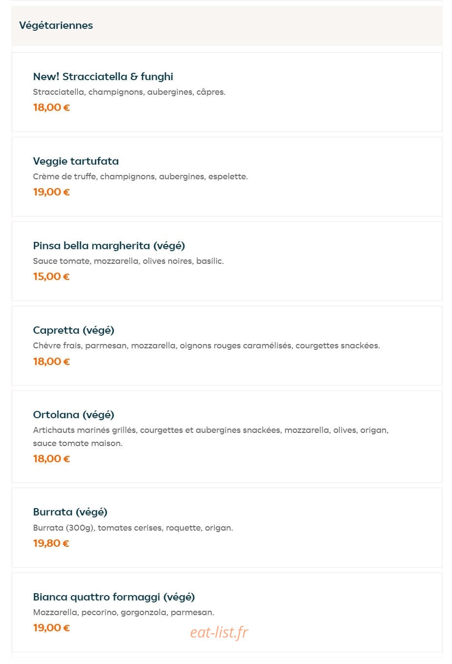 Caffe Marzetto — carte page 2