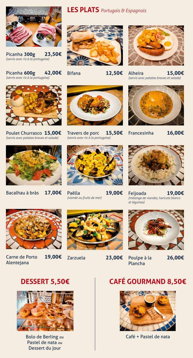 Chez Prada — carte page 3