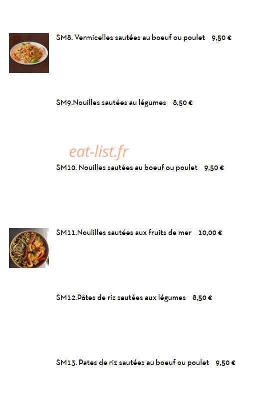 Exquis d'Asie — carte page 10