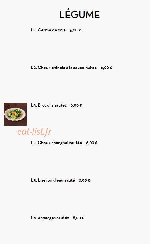 Exquis d'Asie — carte page 16