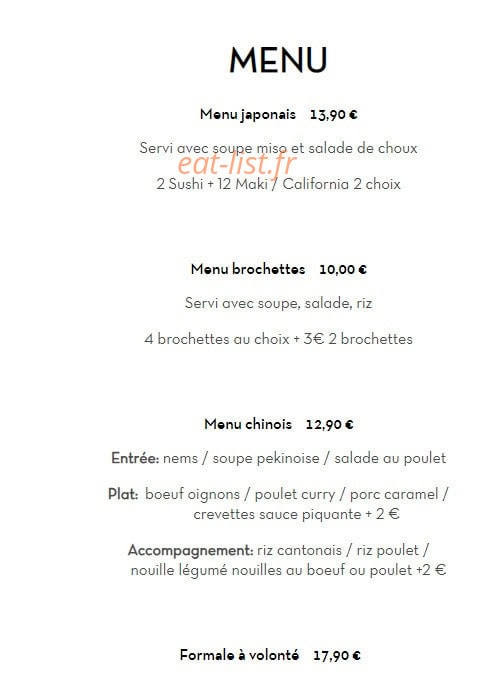 Exquis d'Asie — carte page 4