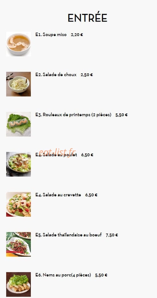 Exquis d'Asie — carte page 1