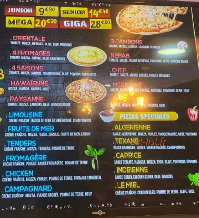 Facefood — carte page 2