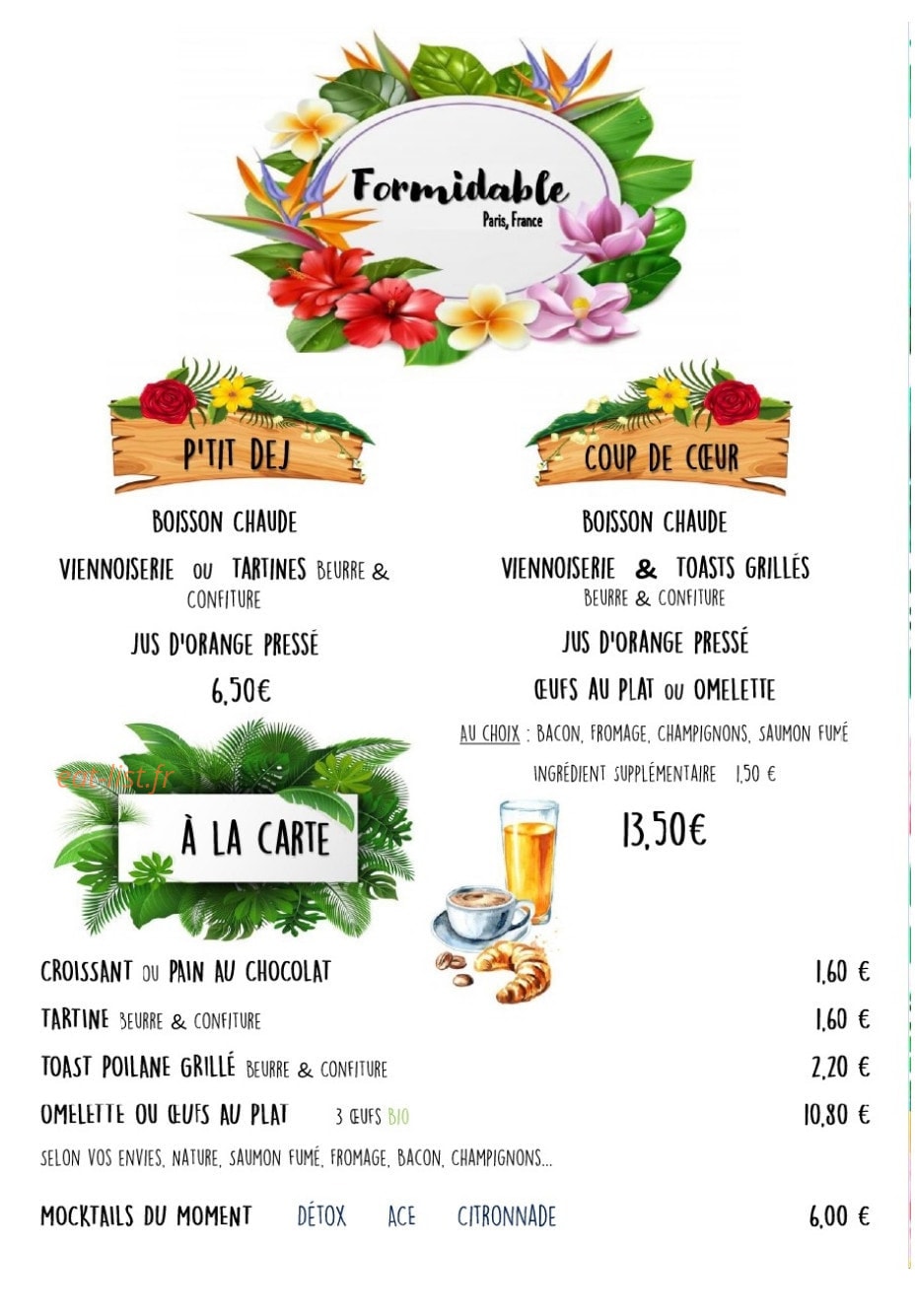 Formidable — carte page 8