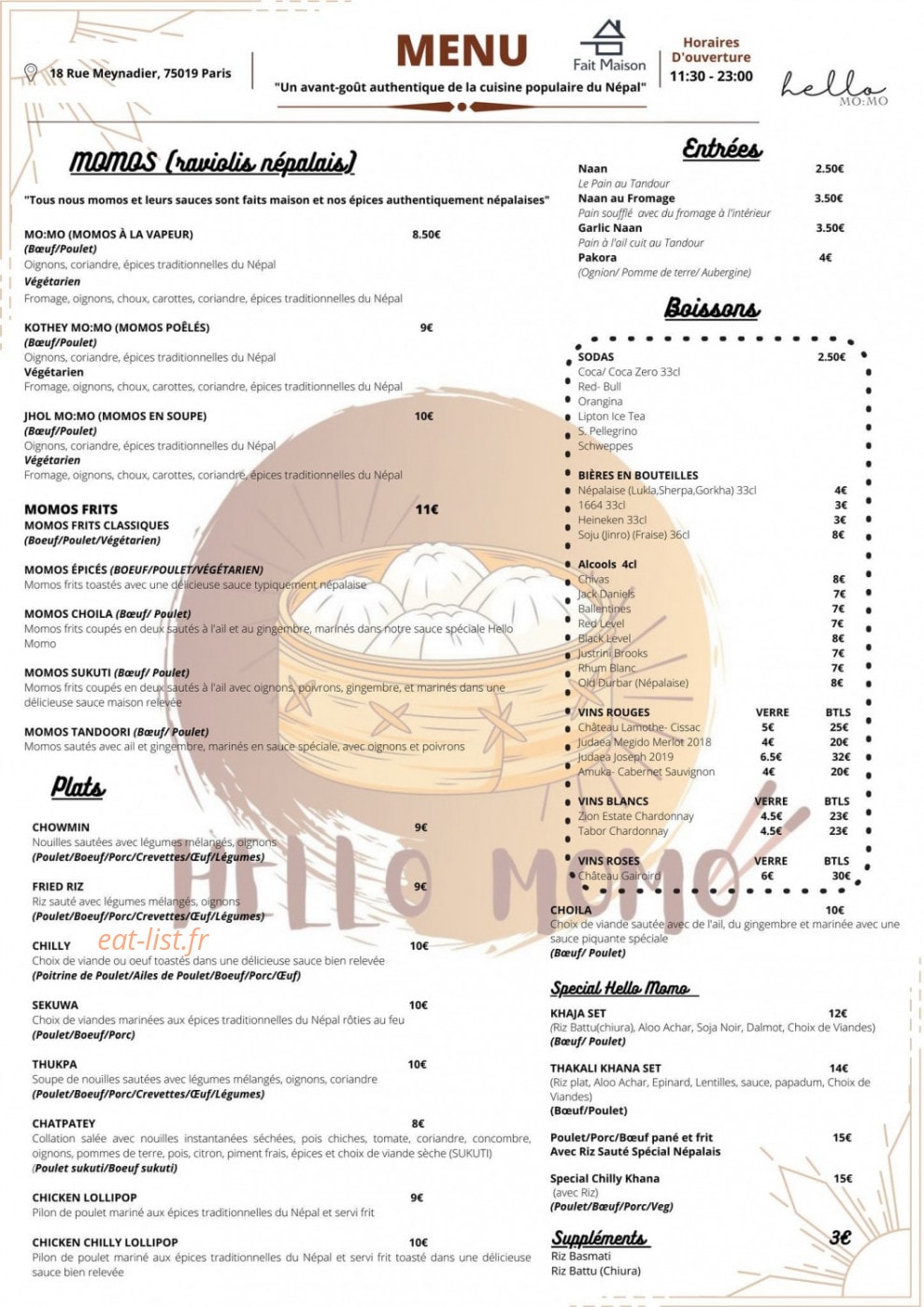 Hello Momo — carte page 1