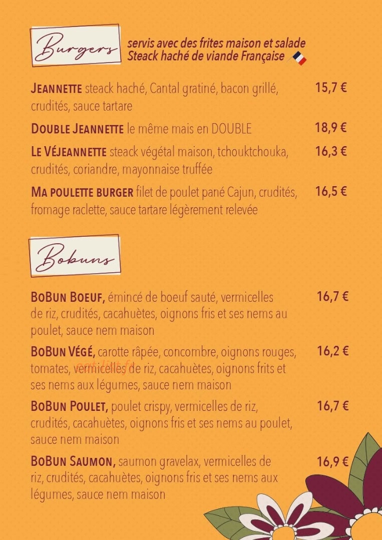 Jeannette — carte page 3