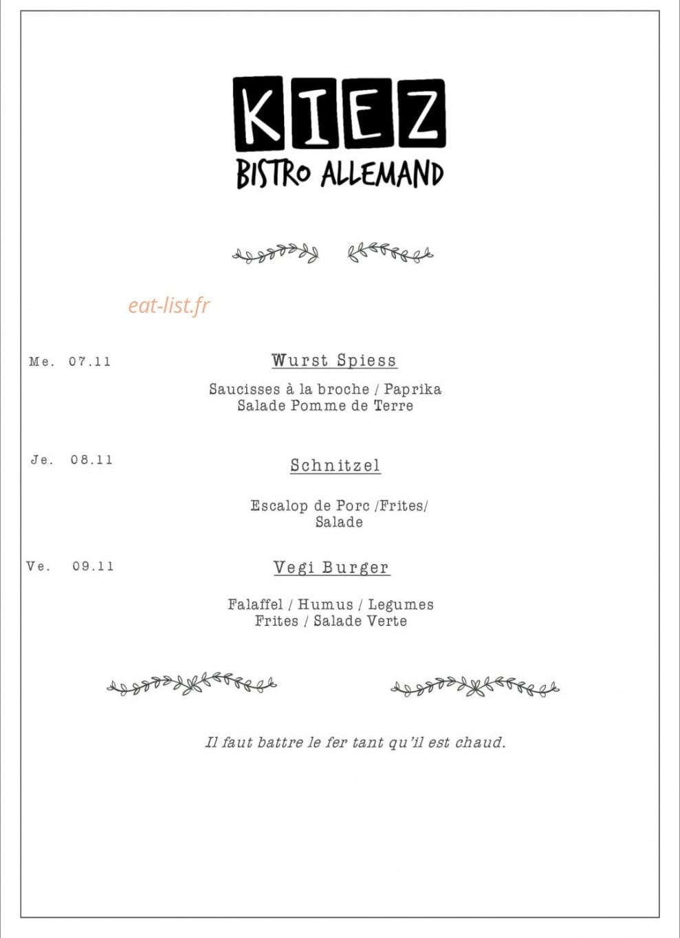 KIEZ Kanal — carte page 1