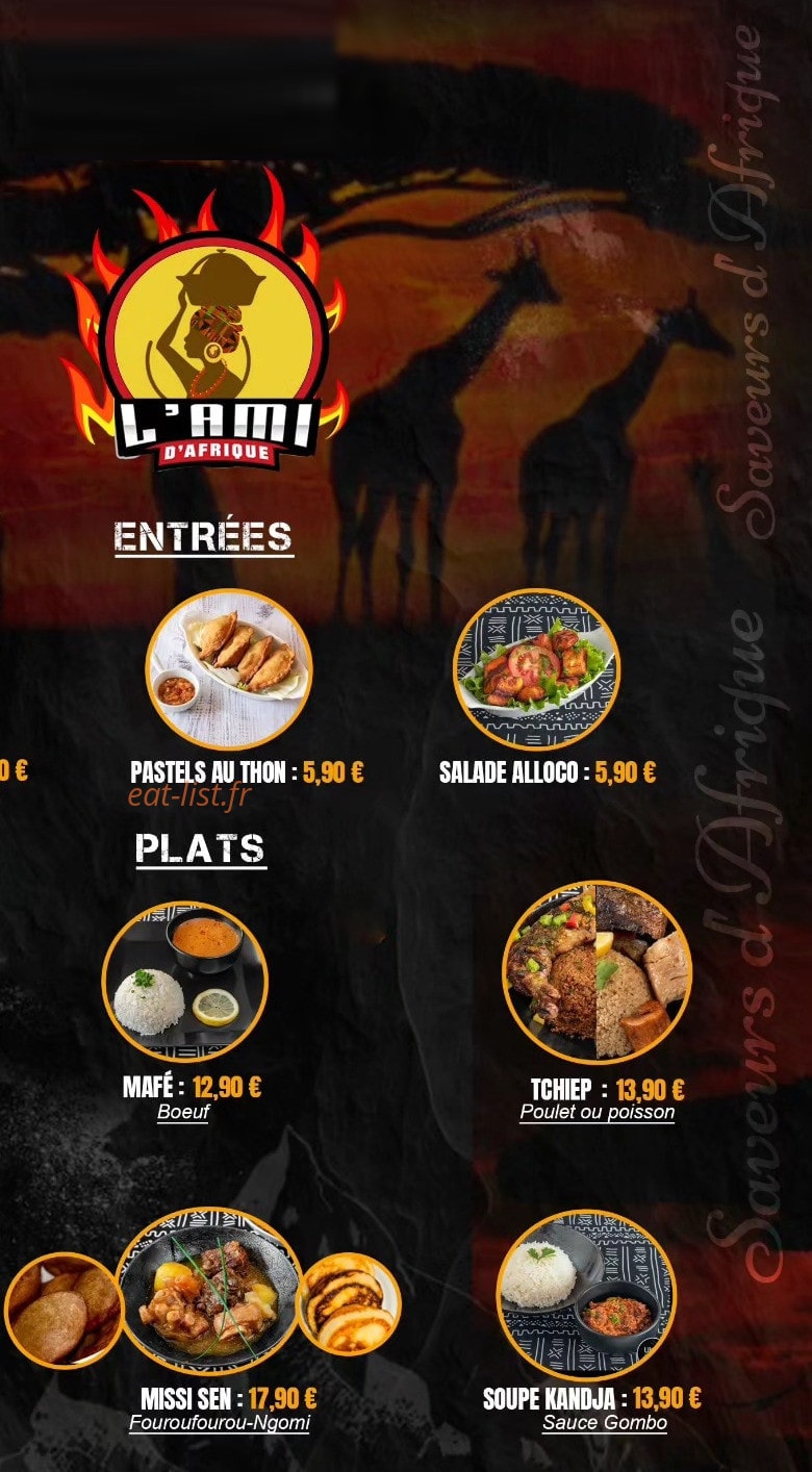 L'ami D'Afrique — carte page 2