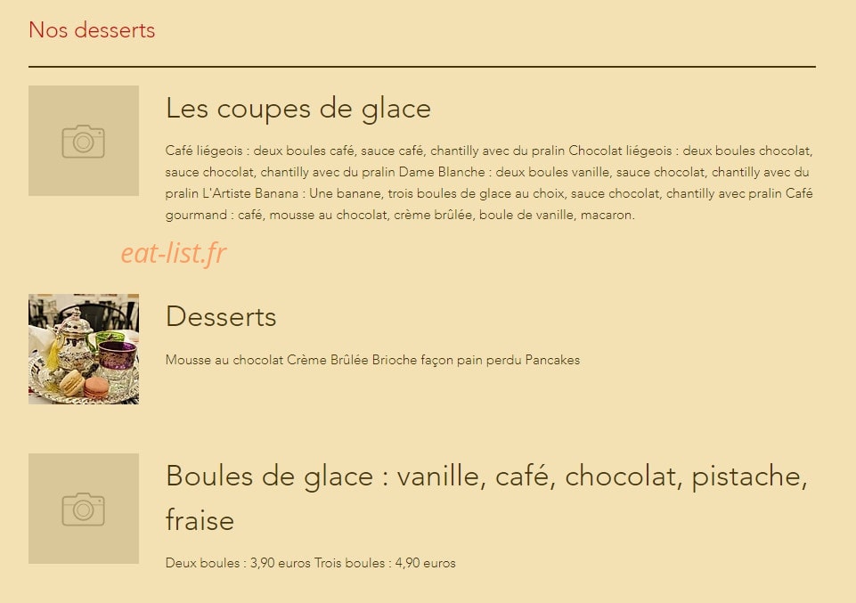 L'Artiste — carte page 3