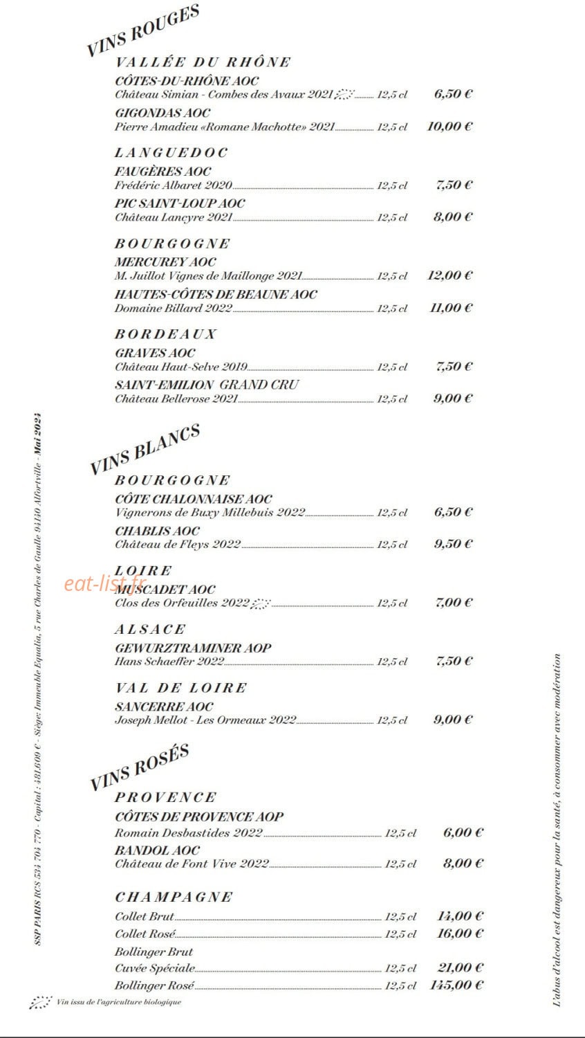 L'Envol — carte page 15