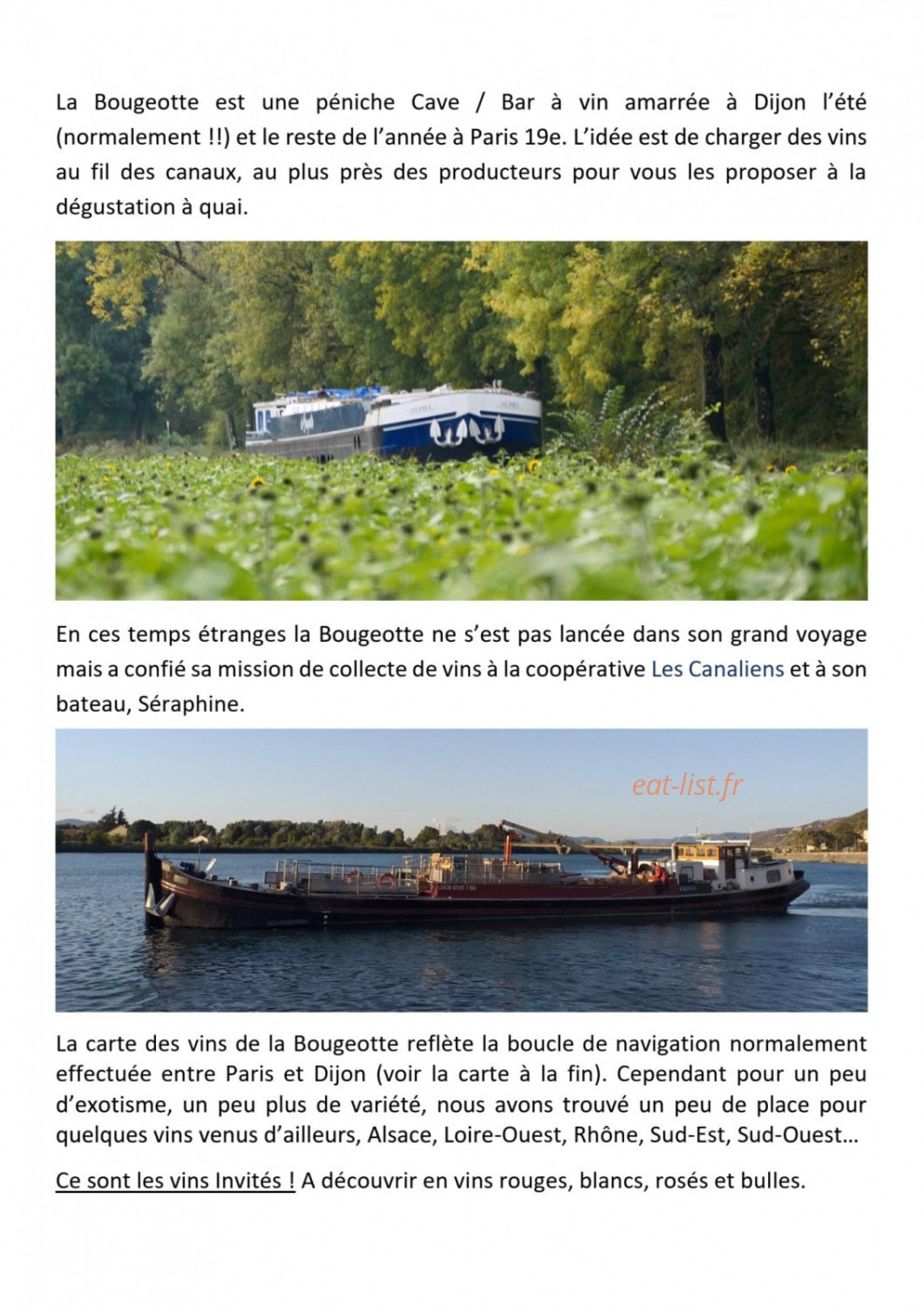 La Bougeotte — carte page 7