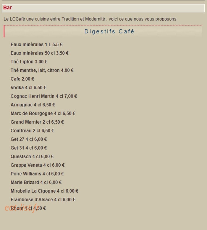 La Chope De Corentin — carte page 3