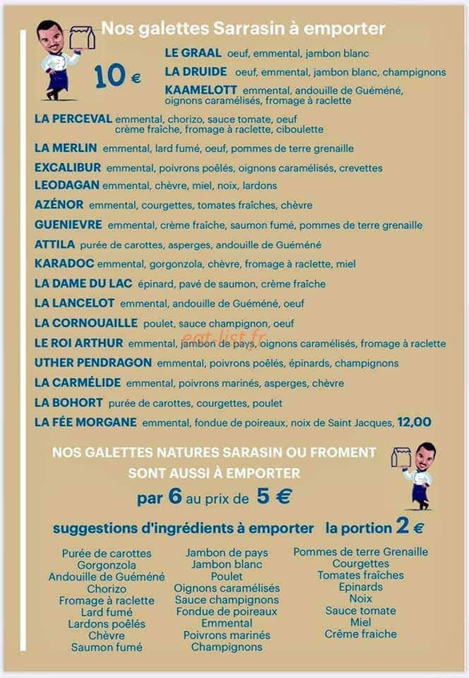 La Crêperie d'Arnaud — carte page 2