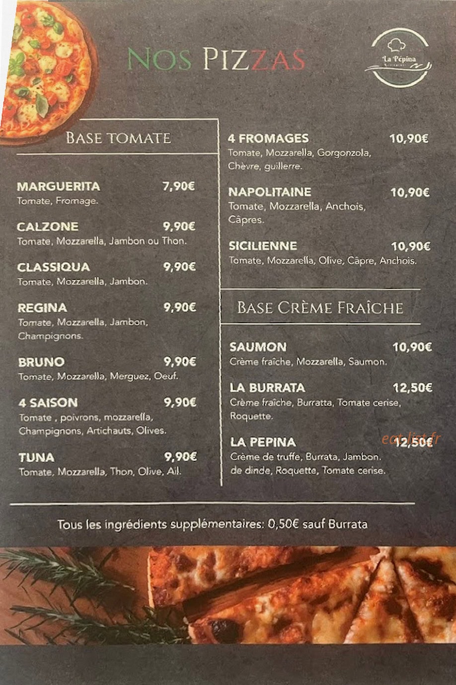 La pepina — carte page 1
