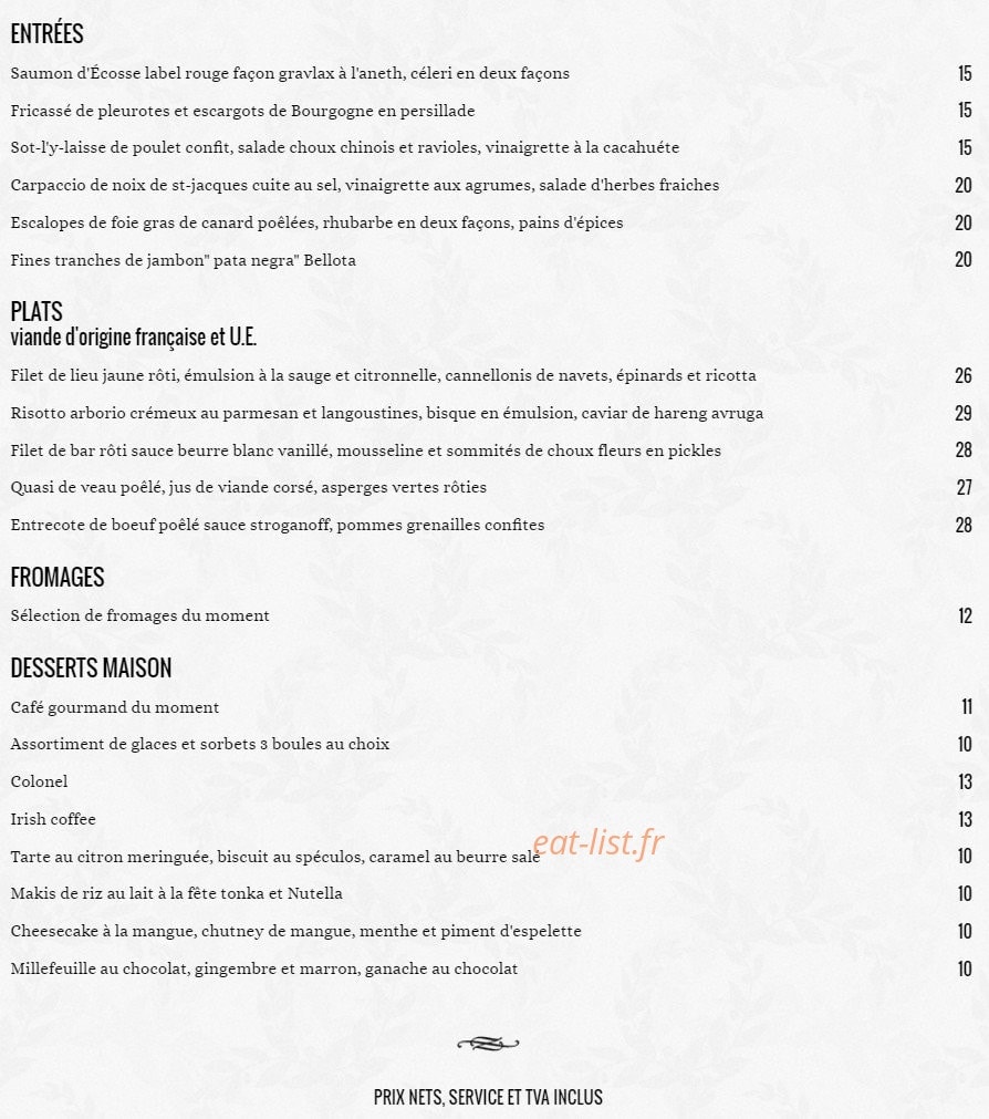 La violette — carte page 1