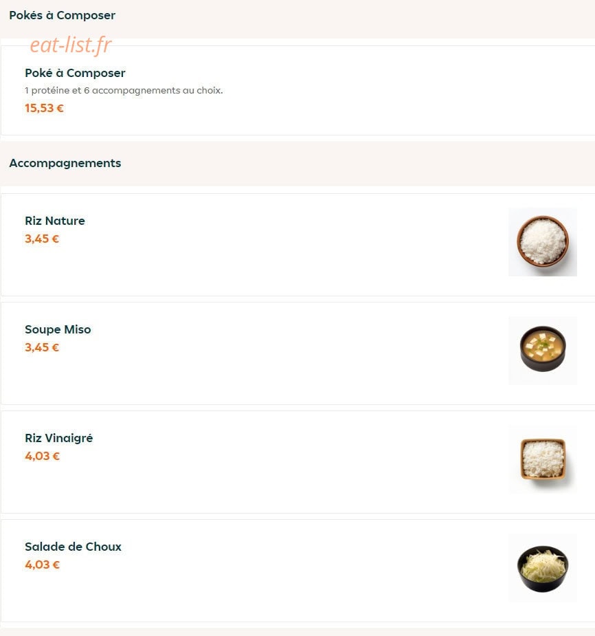 Laumière sushi thai — carte page 18