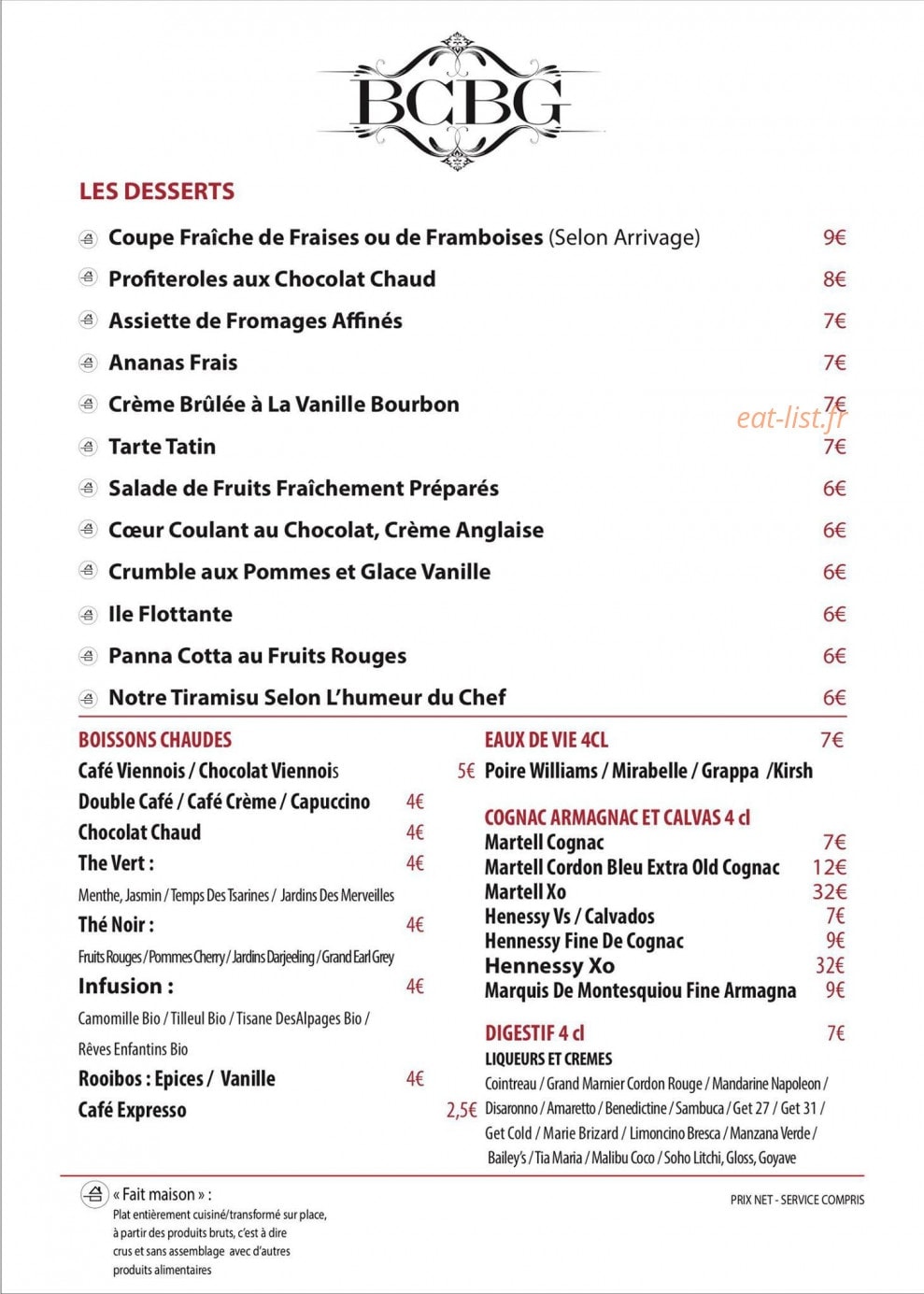 Le Bcbg — carte page 4