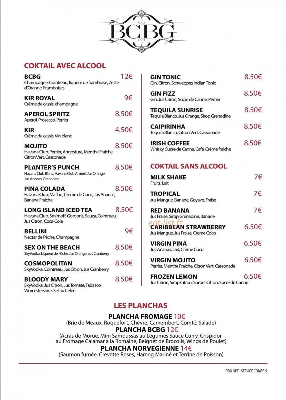 Le Bcbg — carte page 6