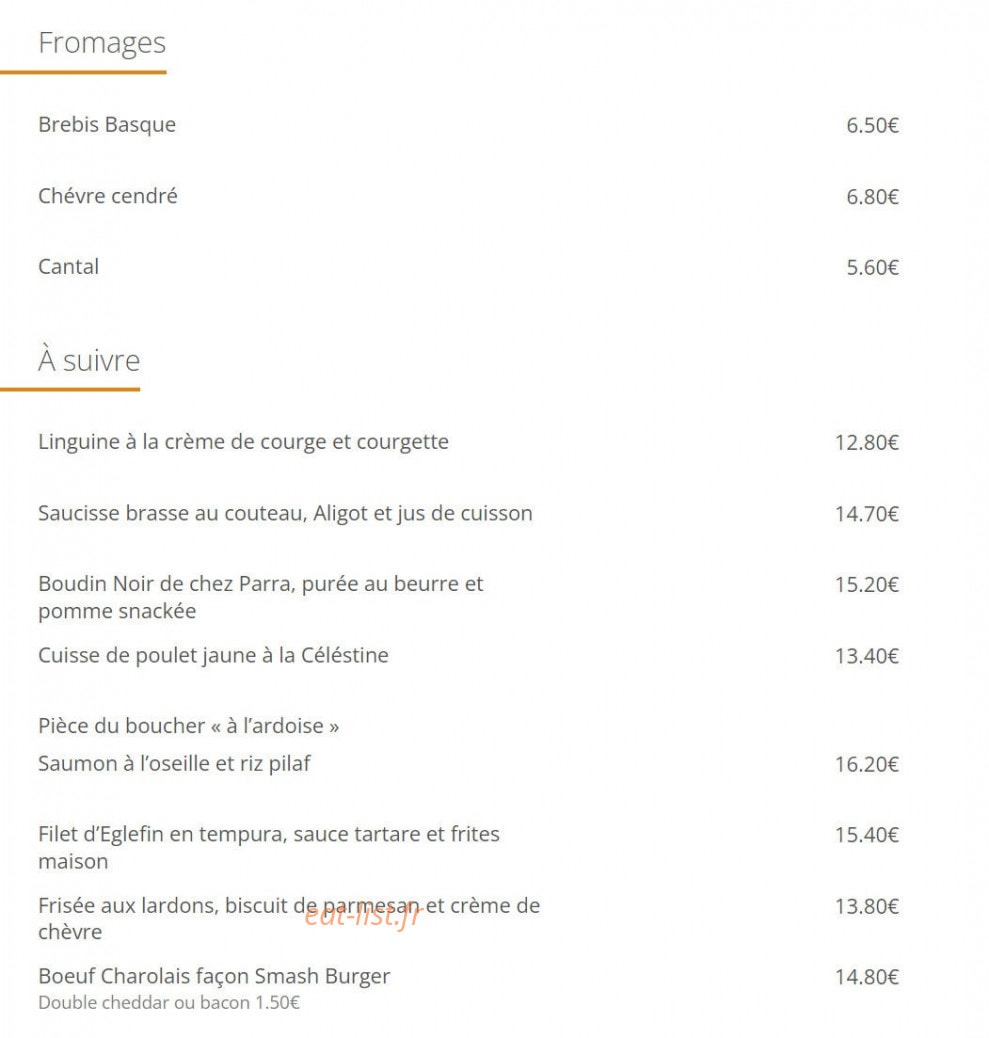 Le Bellerive — carte page 3