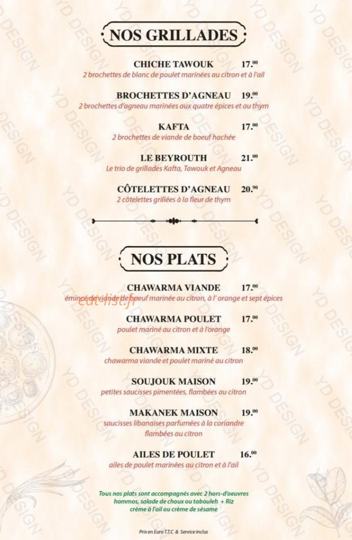 Le Beyrouth — carte page 2