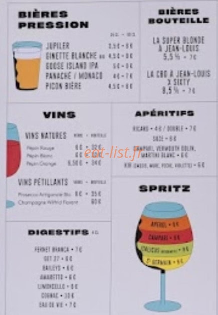 Le Discobar — carte page 3