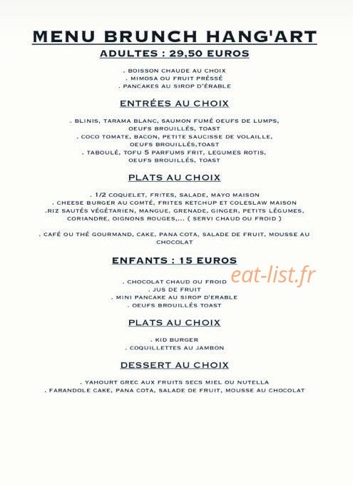 Le Hangart — carte page 1
