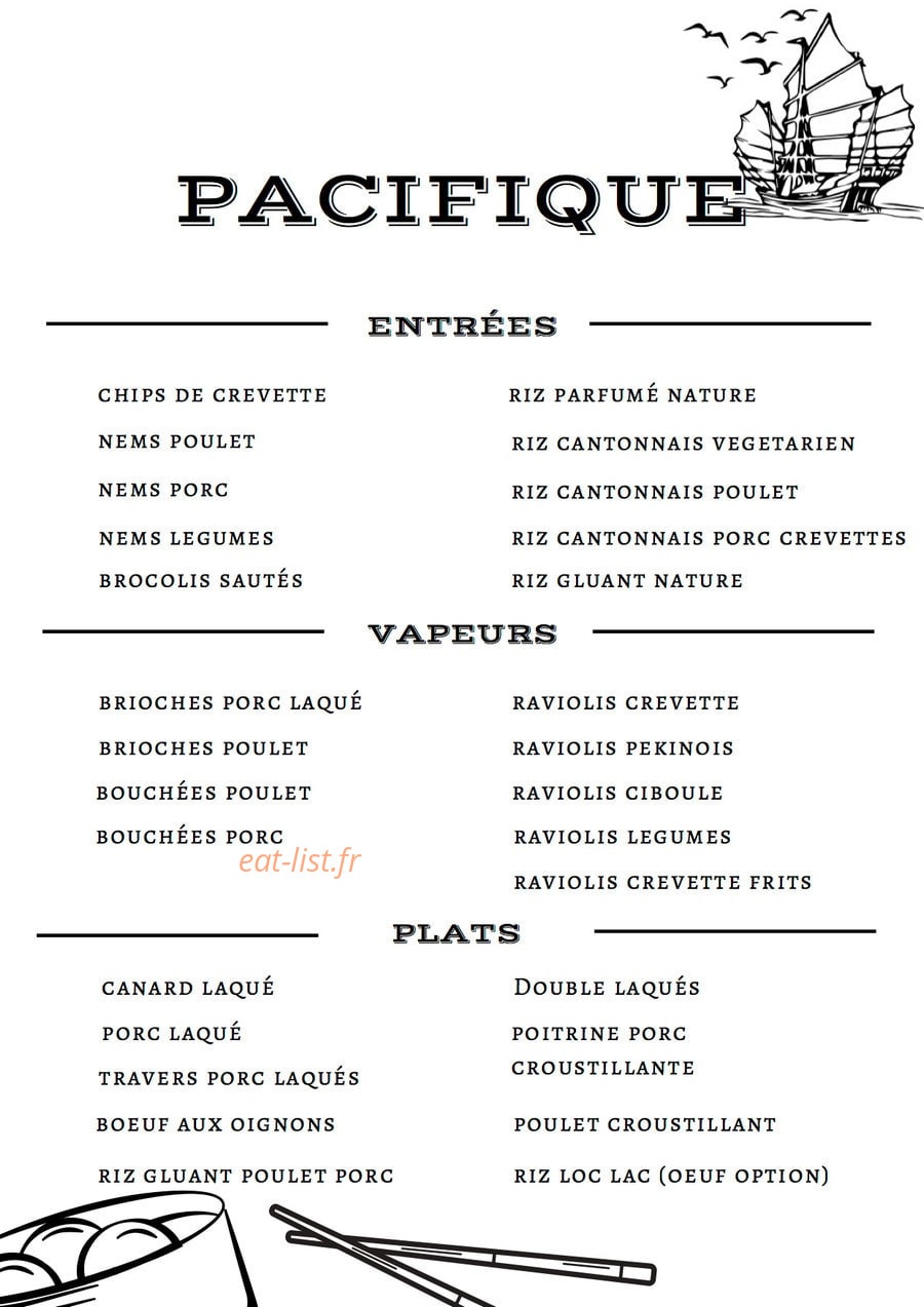 Le Pacifique — carte page 1