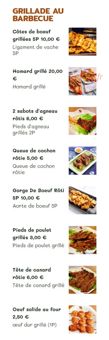Le Regal — carte page 3