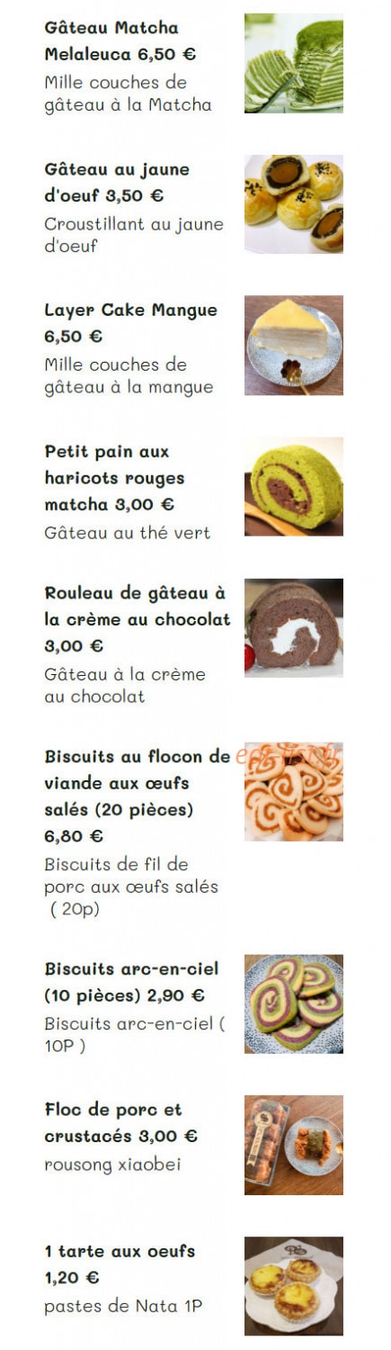 Le Regal — carte page 2