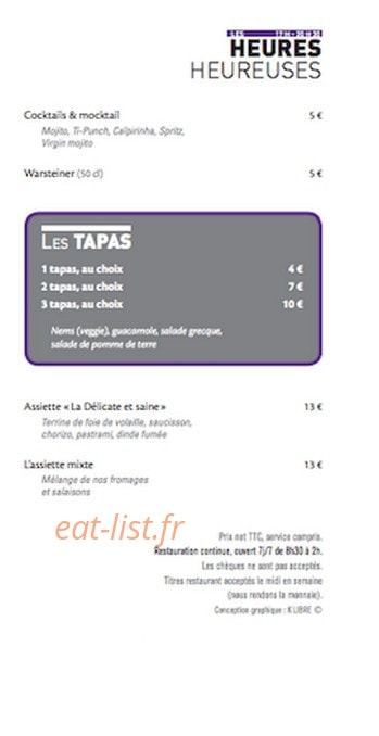 Les chics types — carte page 8