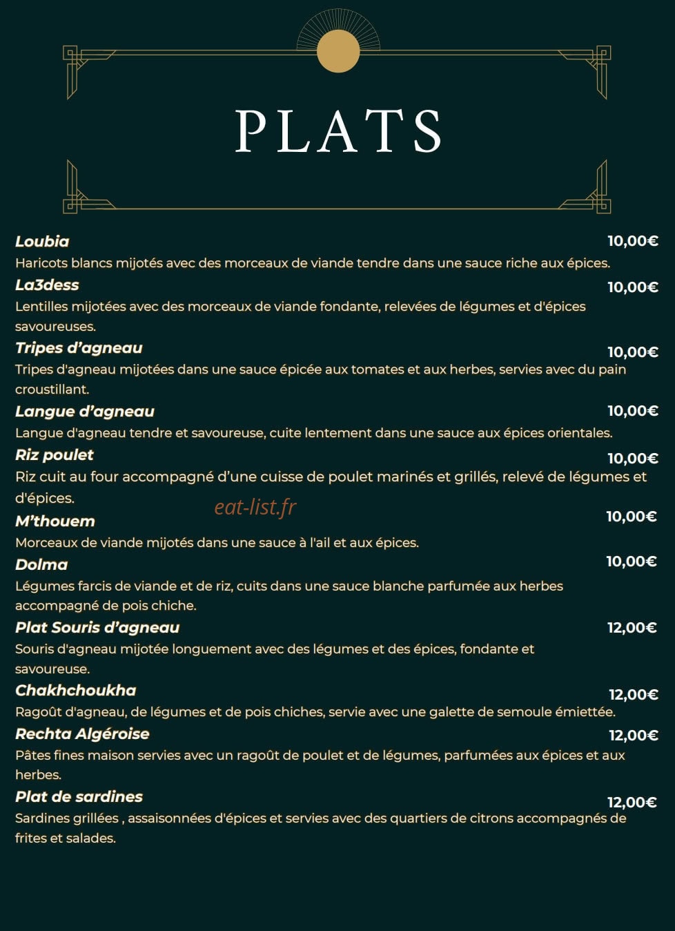 Mama La Grillade — carte page 3