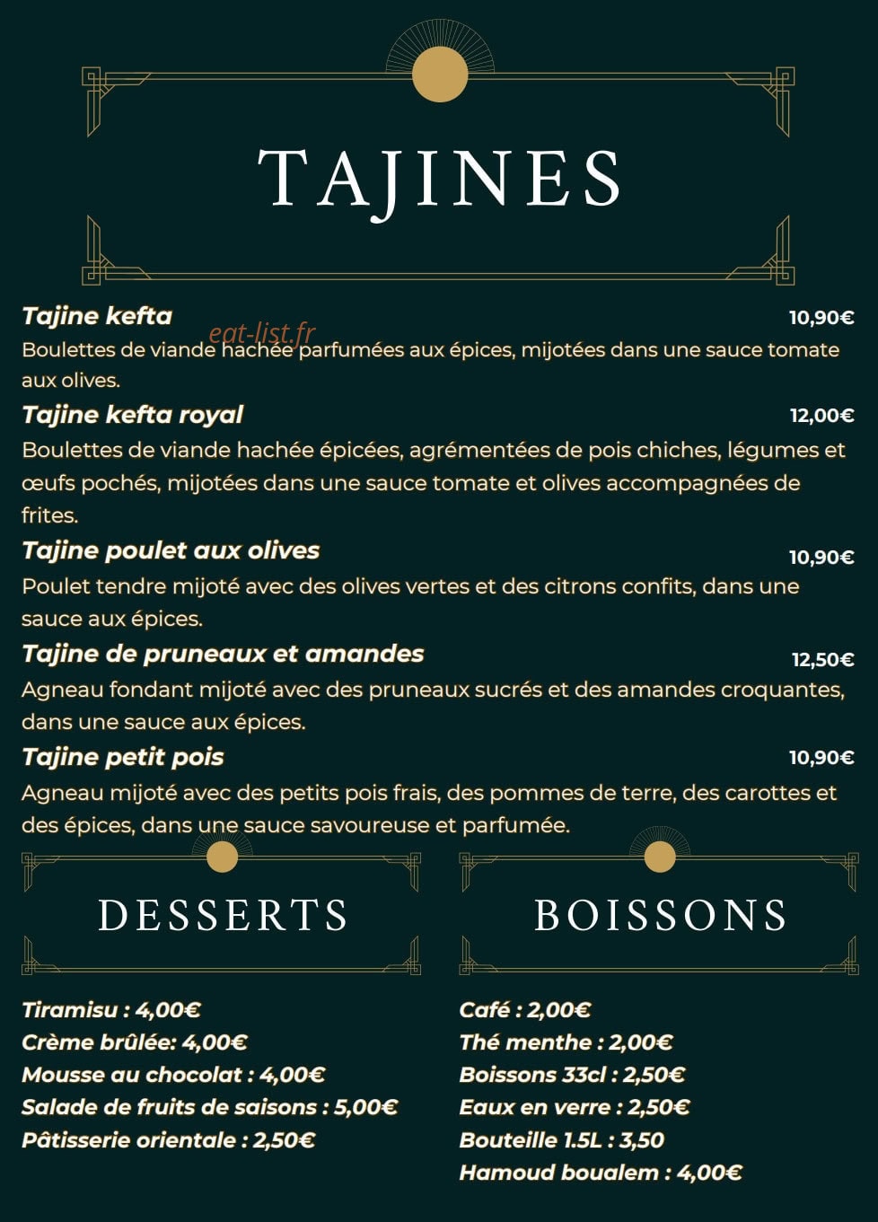 Mama La Grillade — carte page 6