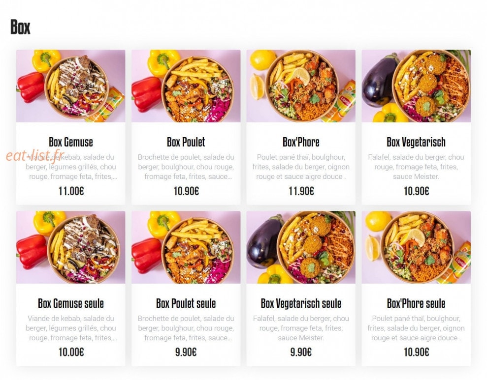 Meister berliner kebap — carte page 2