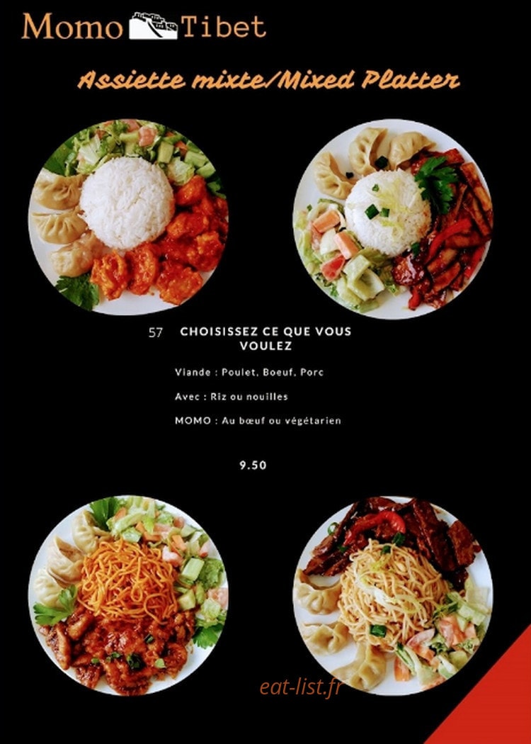 Momo Tibet — carte page 1