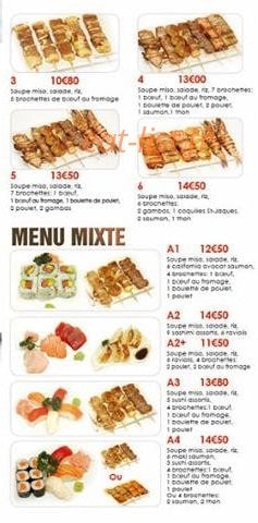 Ocean Sushi — carte page 6