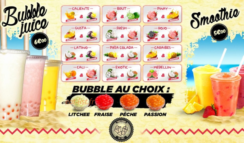 Original's crêperie — carte page 5