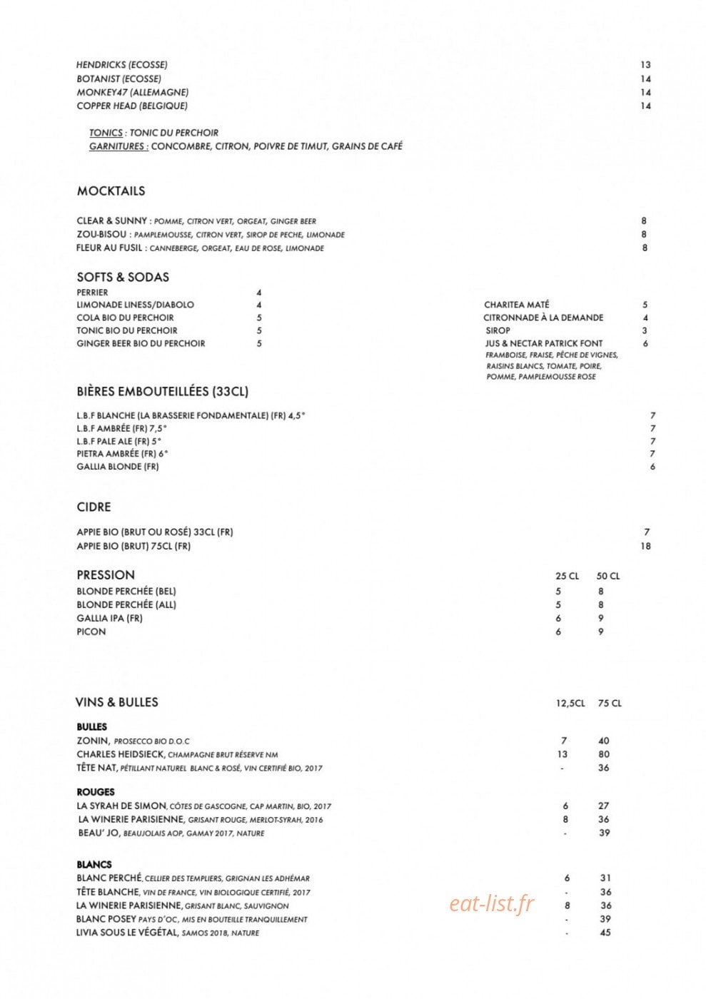Pavillon Puebla — carte page 5