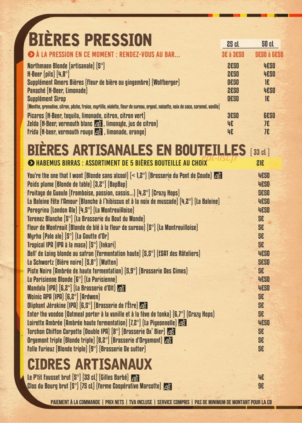 Péniche Antipode — carte page 10