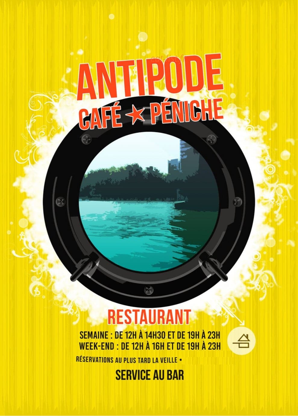 Péniche Antipode — carte page 1