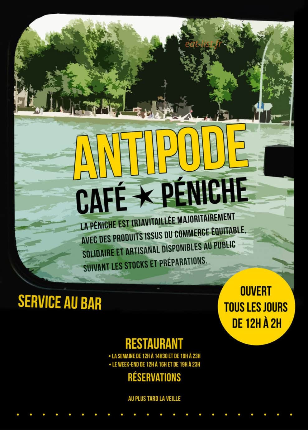 Péniche Antipode — carte page 5