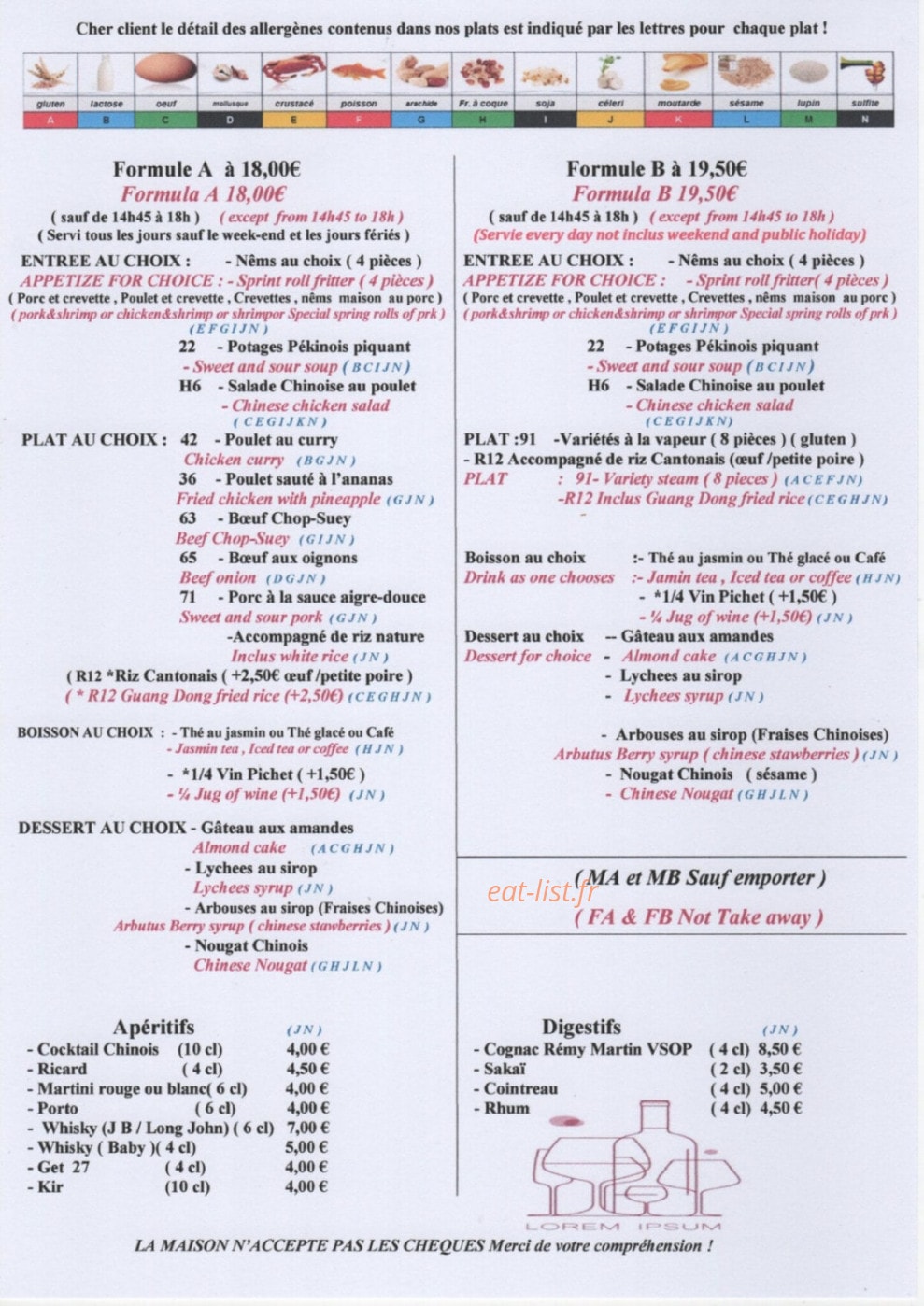 Pho' — carte page 10