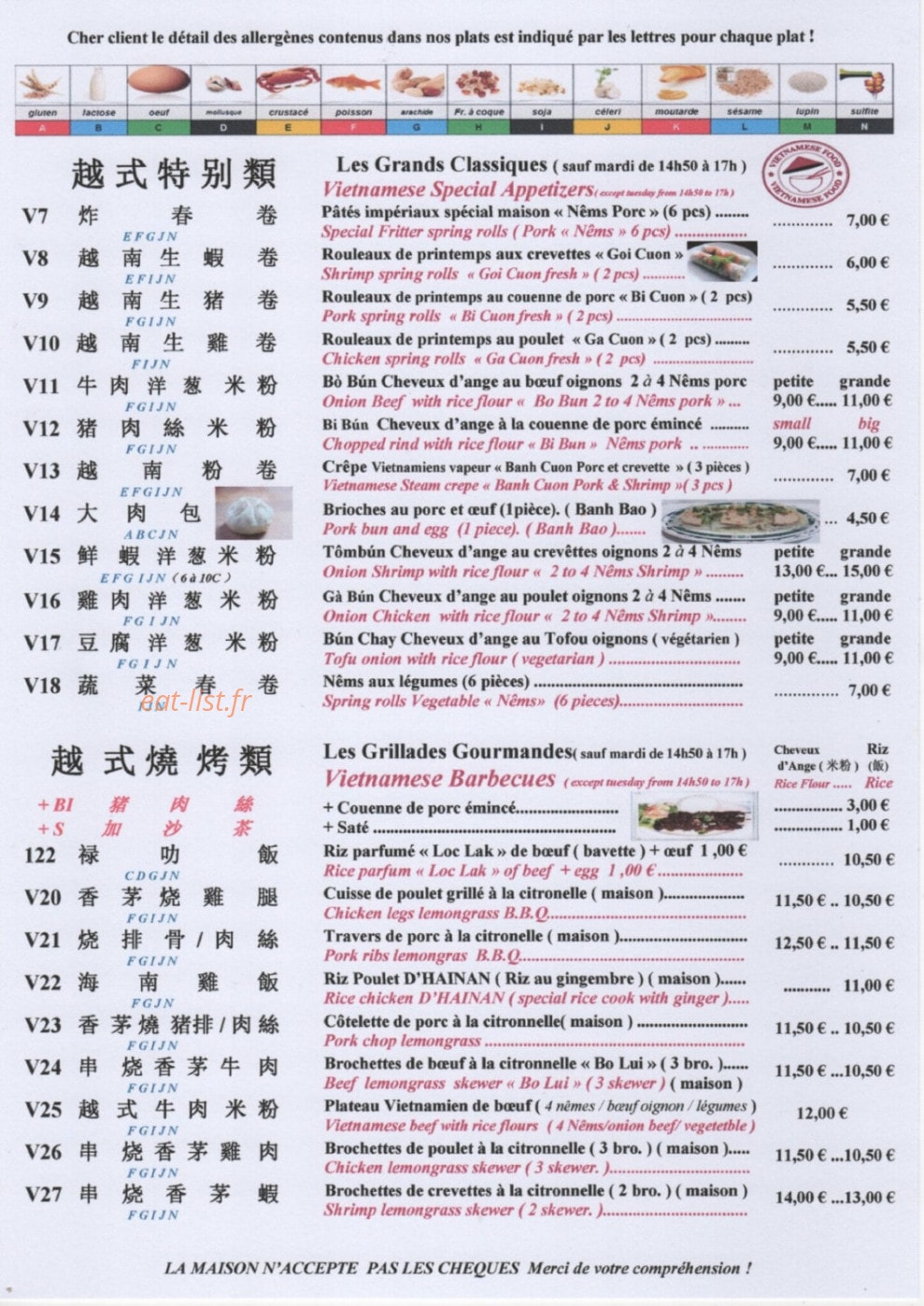 Pho' — carte page 2