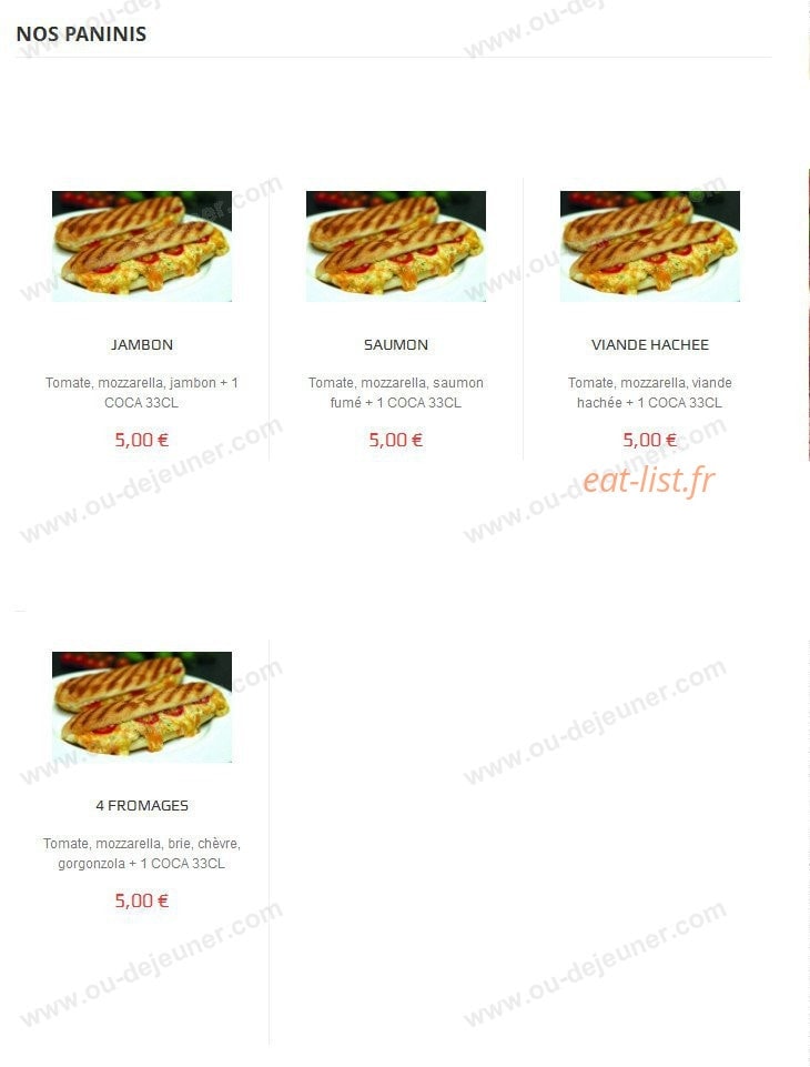 Pizza and Love — carte page 7