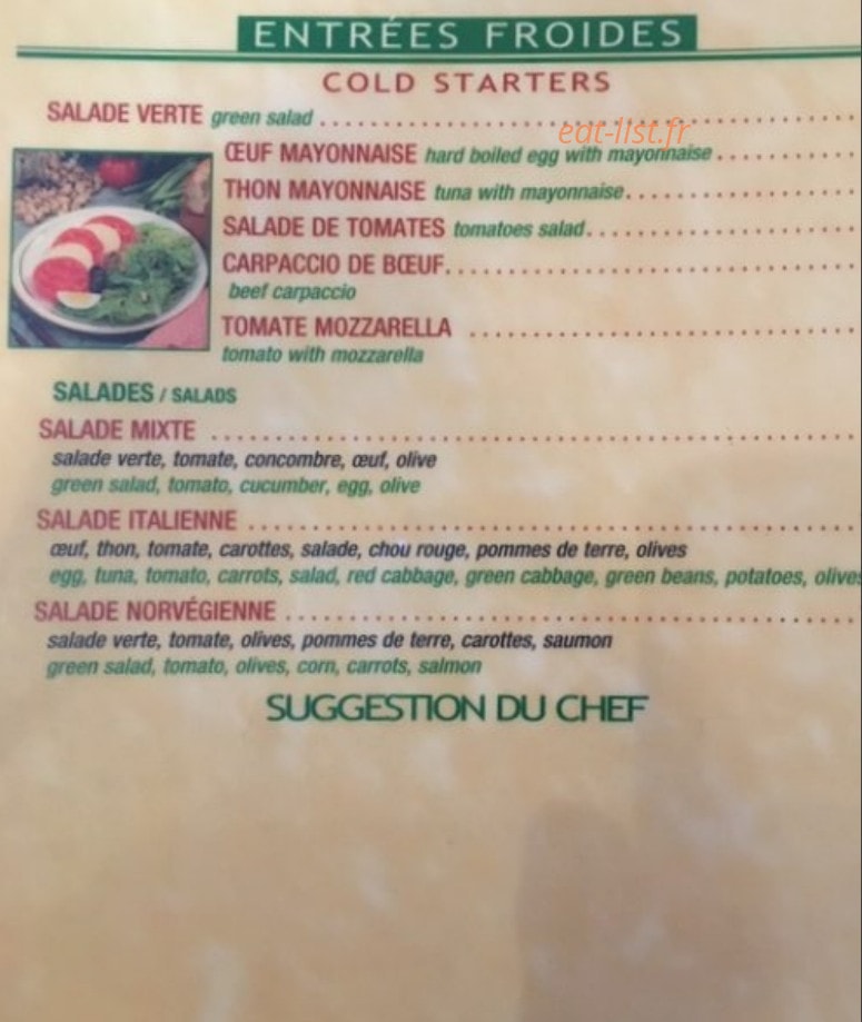 Pizza Nino — carte page 2
