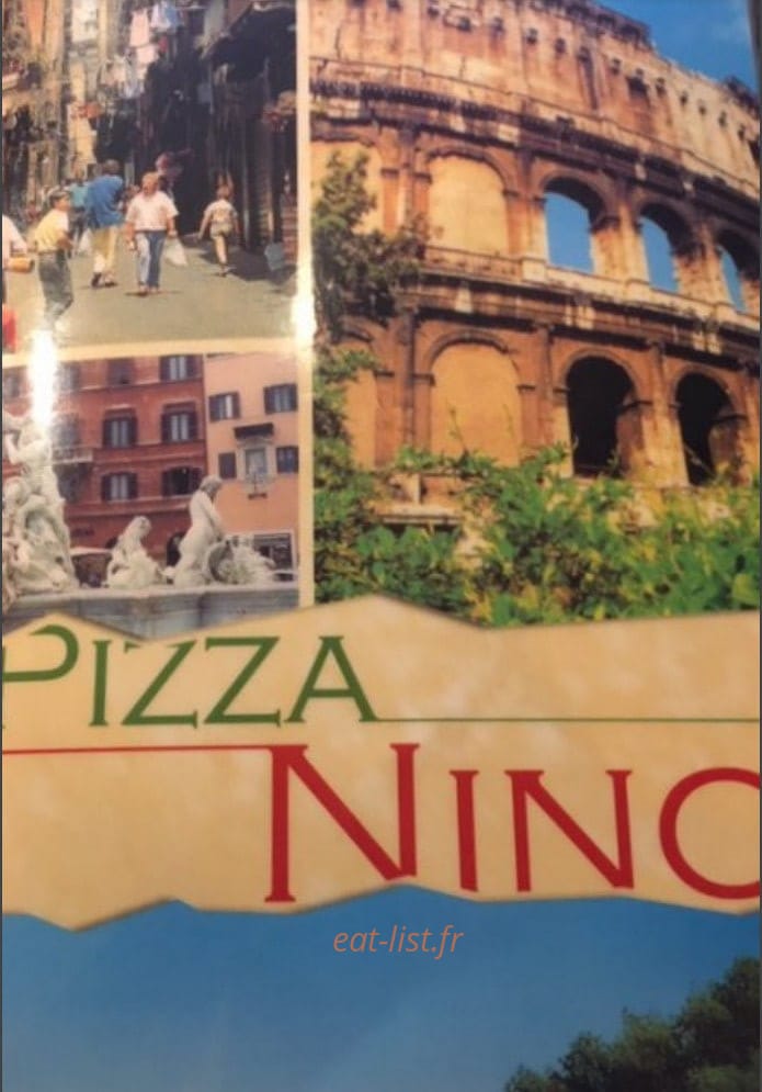 Pizza Nino — carte page 1