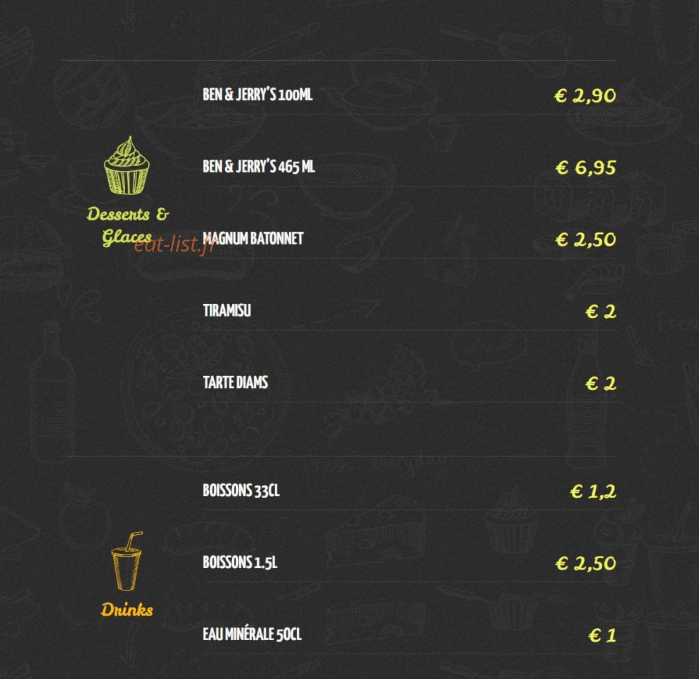 Pizzeria cordial — carte page 4