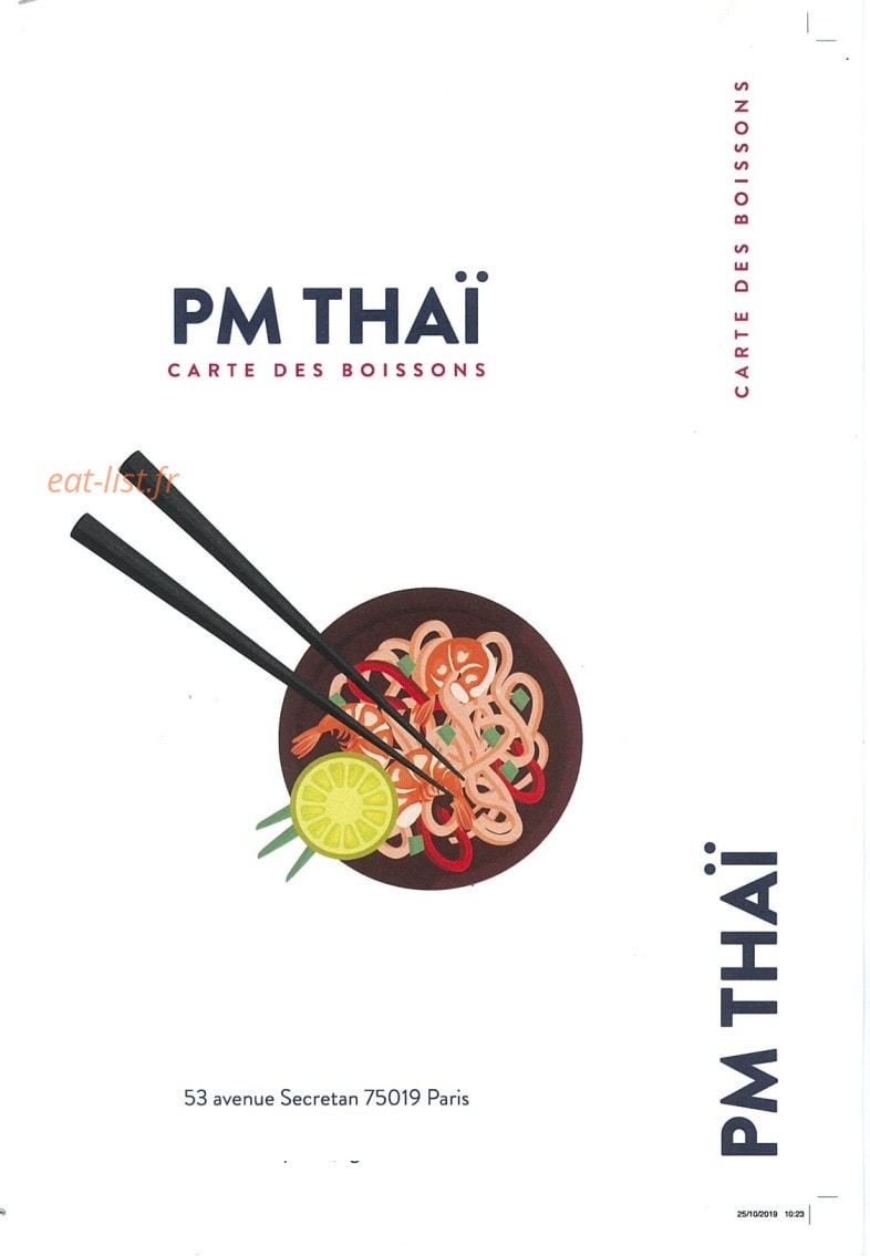 Pm thaï — carte page 1