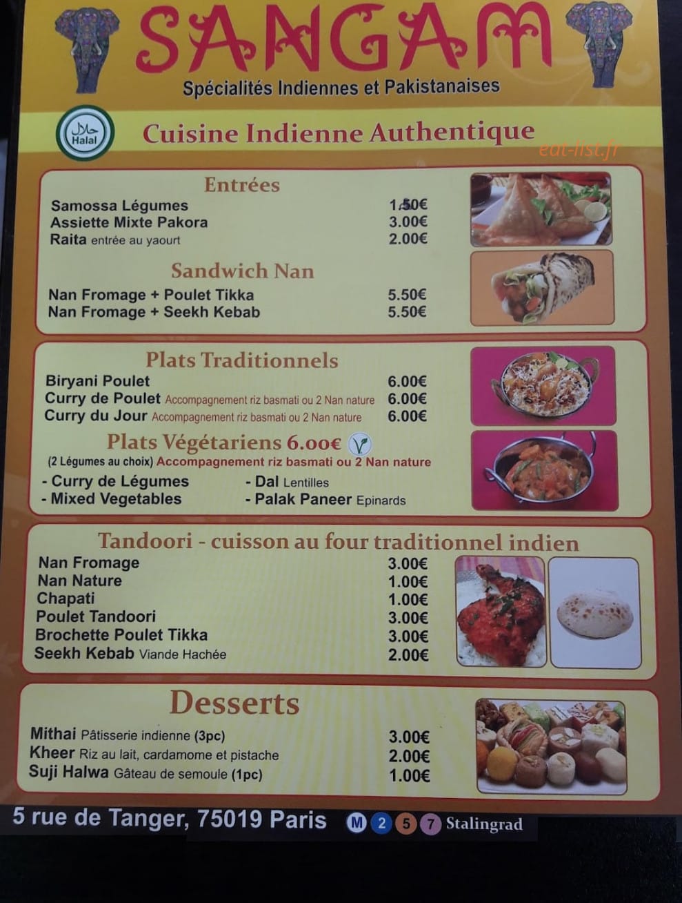 Sangam — carte page 1